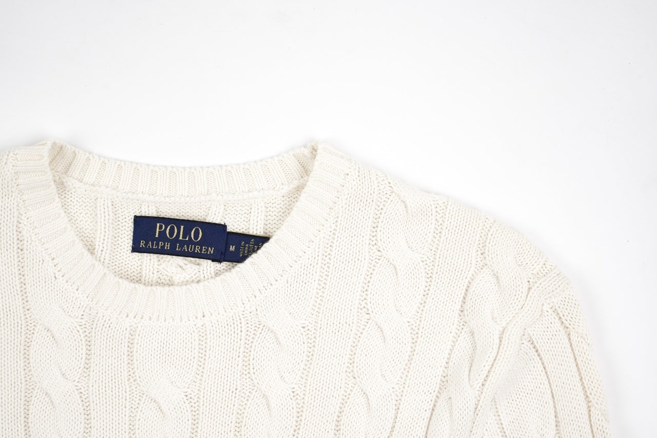 Pull en coton torsadé RL